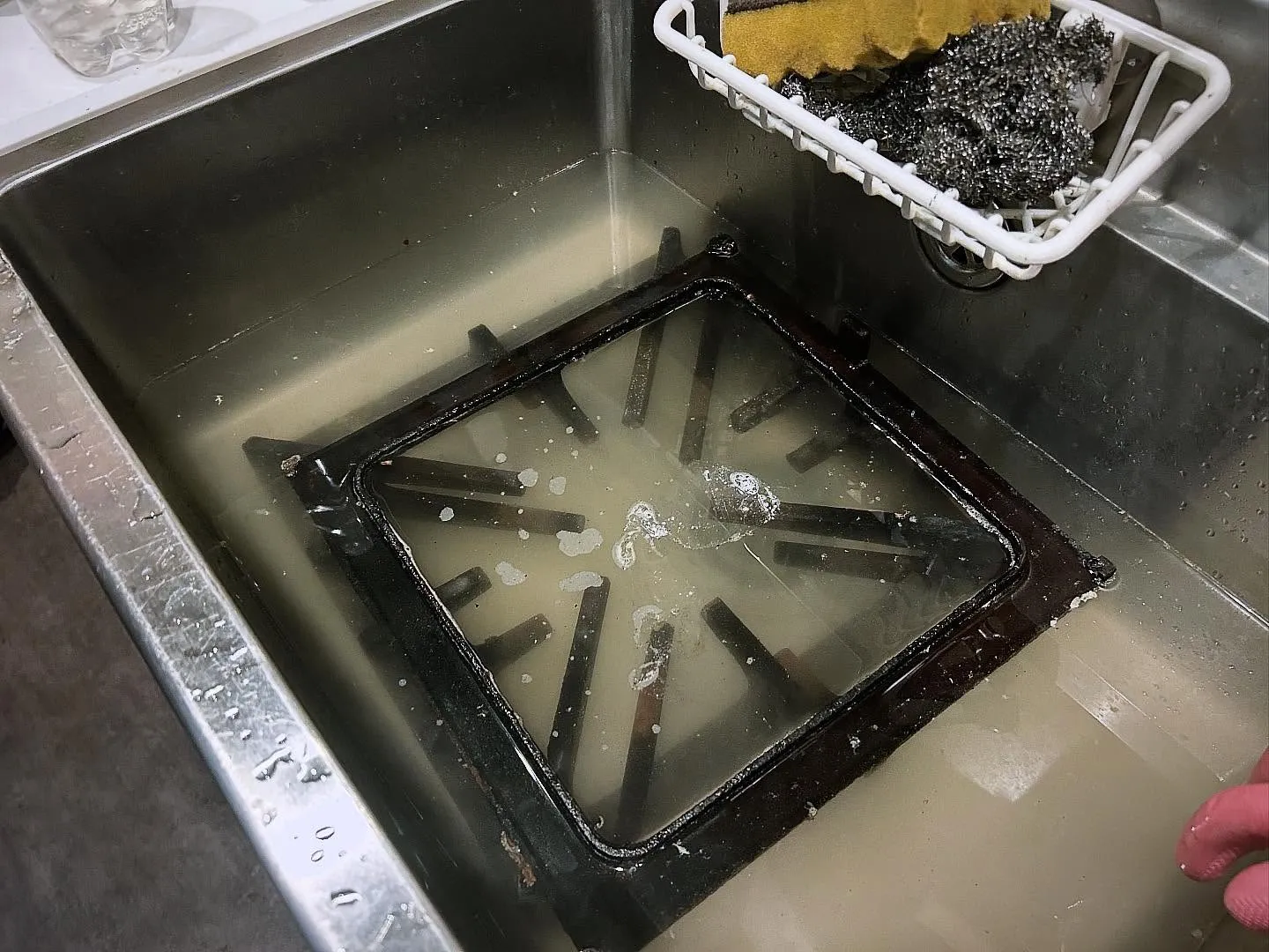 溜まった汚れ落としました